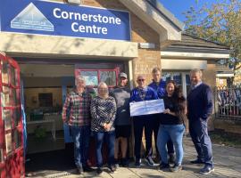 Cornerstone cheque handover